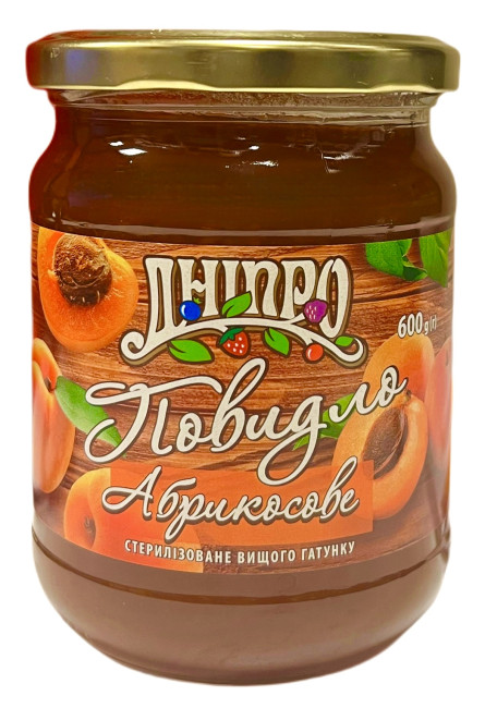 detail Marhuľový lekvár 600g Dnipro