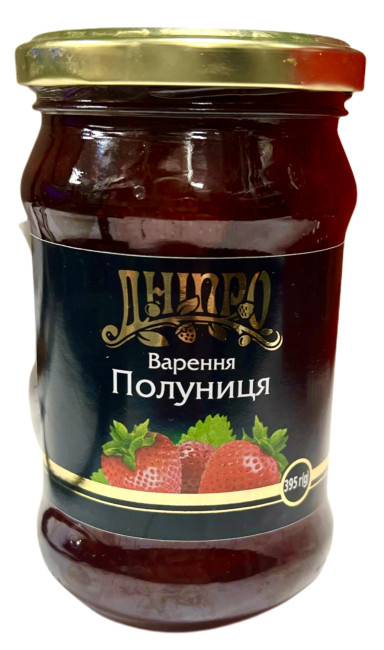 detail Jahodová zaváranina 395g Dnipro