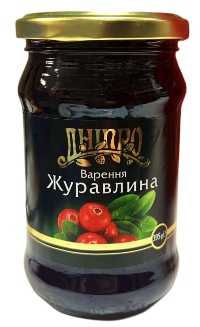 detail Zavarenina z kľukvy 395g Dnipro