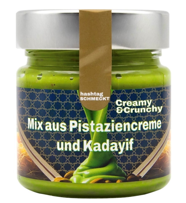 detail Zmes pistáciového krému a cesta Kadaifi 220 g