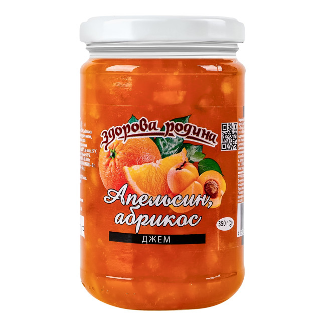 detail Džem pomaranč marhuľa 350g Zdorova rodyna