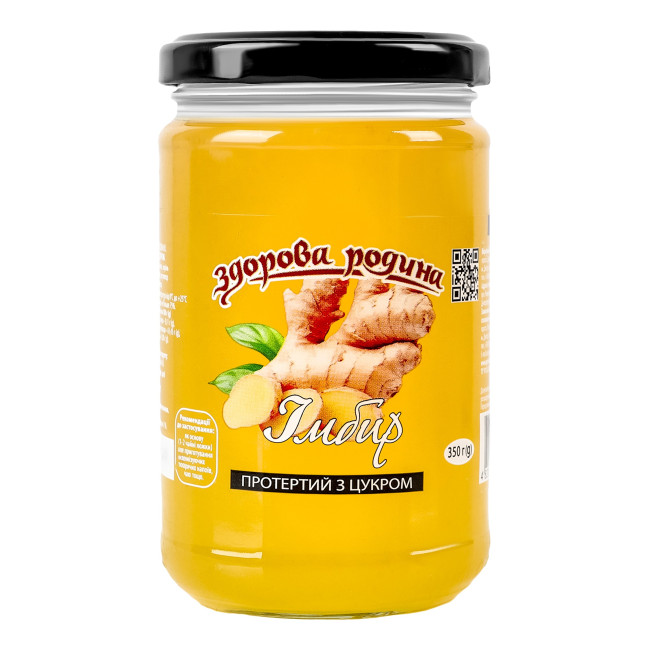 detail Drvený zázvor s cukrom 350g Zdorova rodyna