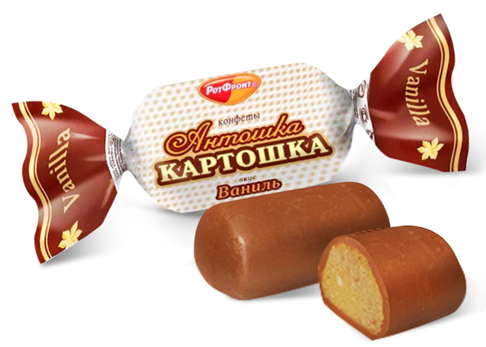 detail Antoška-kartoška cukríky v čokoláde