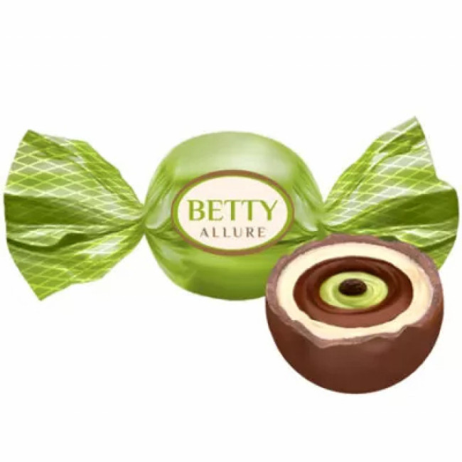 detail Betty Allure s pistáciovou náplní