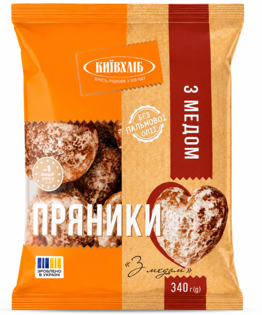 detail Perník s medovou príchuťou 360 g Kyivkhlib