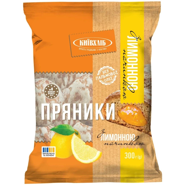 detail Perník s citrónovou príchuťou 300g Kievchleb
