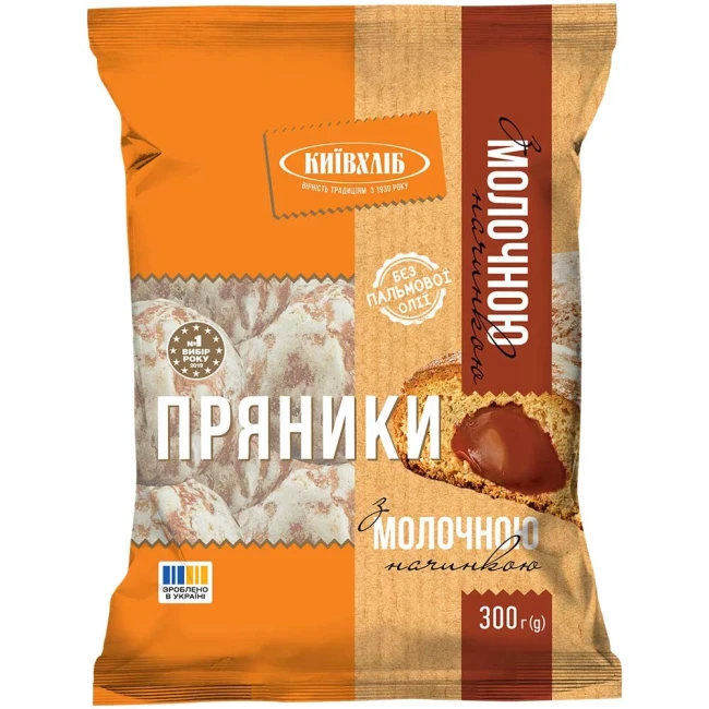 detail Perníky s mliečnou náplňou 300g Kyjevchlieb