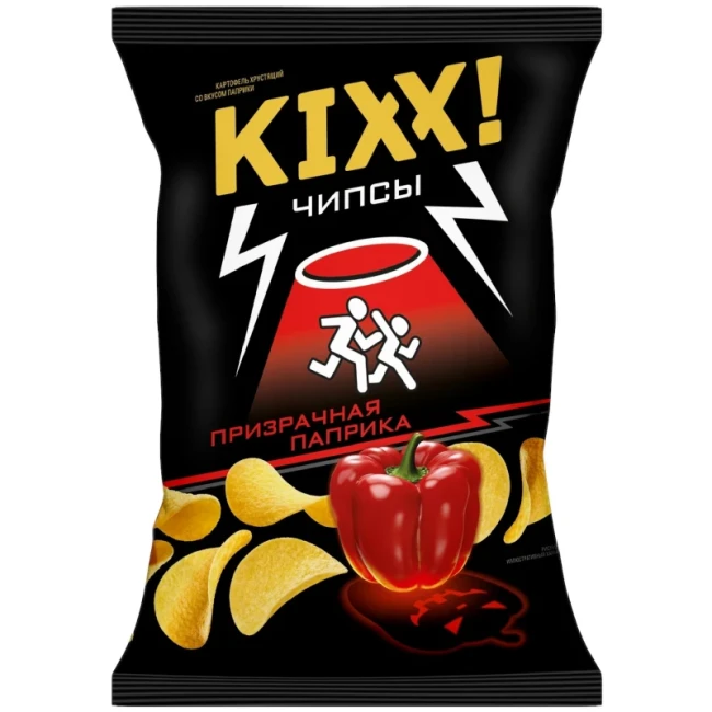 detail Čipsy s příchutí papriky 50g Kixx
