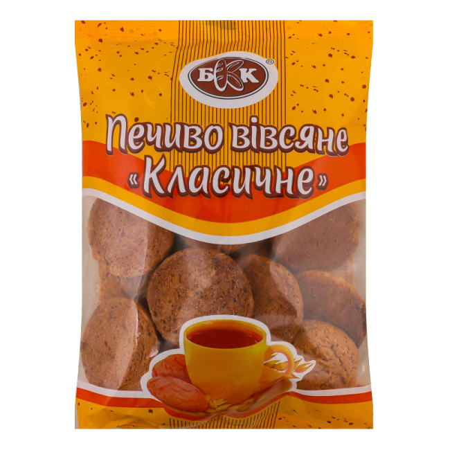 detail Ovsené sušienky klasické 300g BKK 