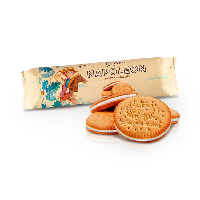 detail Sušienka-sandwich s vanilkovou náplňou Napoleon 240 g Grona