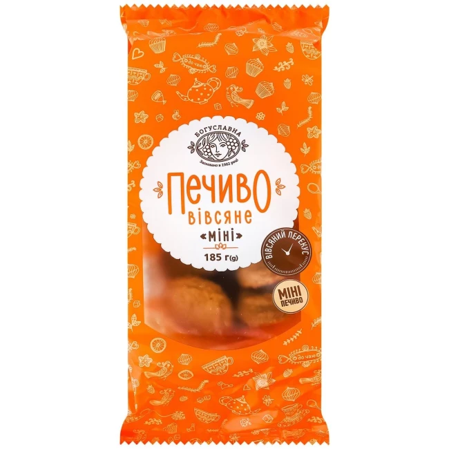 detail Ovsené mini sušienky 185g Boguslavna