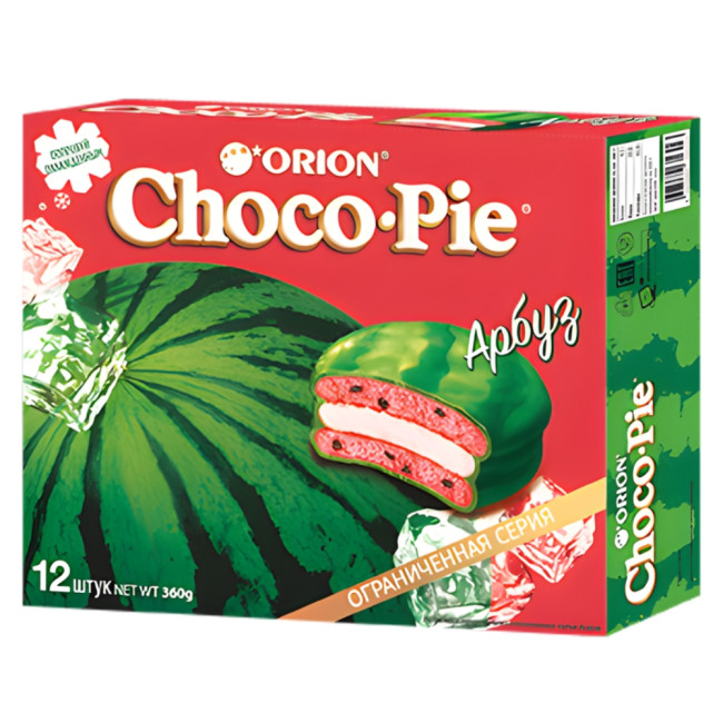 detail Choco Pie Melónový 12×30g Orion
