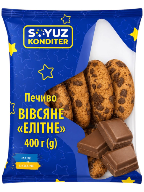 detail Ovsené sušienky Elitné 400g Soyuz