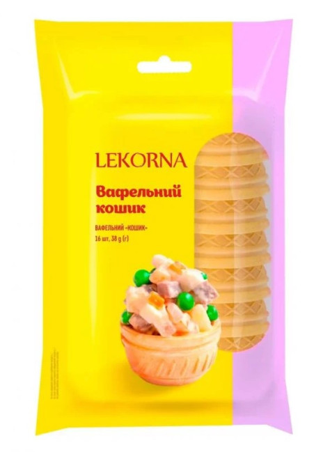 detail Oplatkové tartaletky Košík 16×38 g LEKORNA