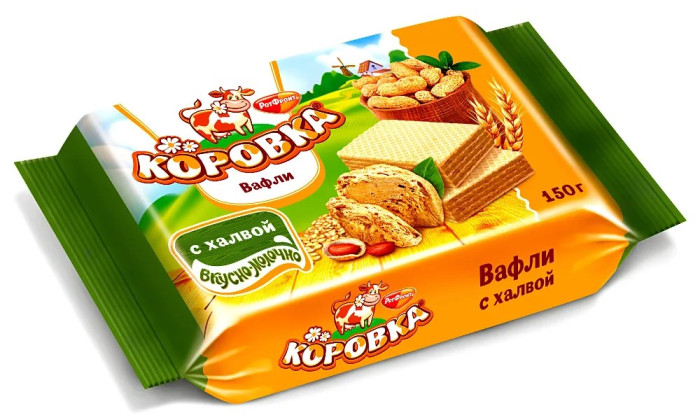 detail Oblátky s chalvou 150g RotFront