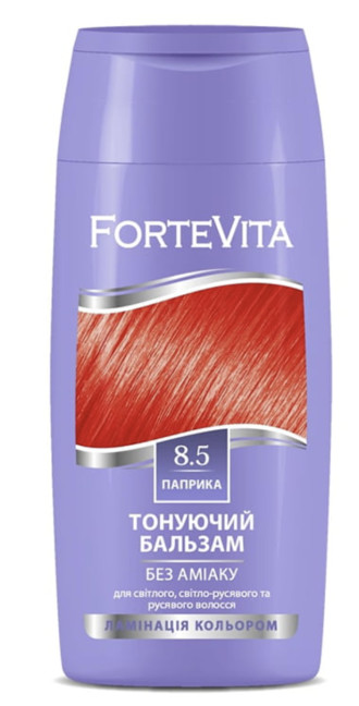 detail Tónovací balzam na vlasy Supermash Forte Vita 8.5 Paprika 200 ml