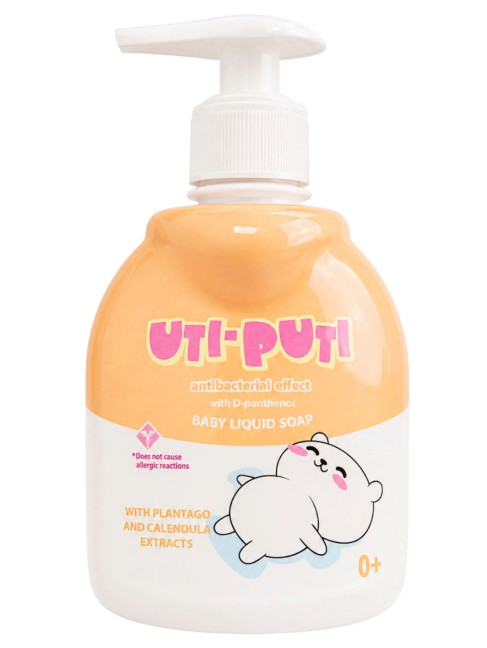 detail Tekuté detské mydlo s skorocelom a nechtíkom 300g Uti-Puti