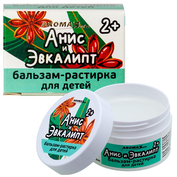 detail Balzam pre deti Aníz a Eukalyptus 2+ 45ml