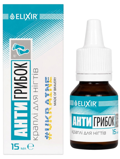 detail Antimikotické kapky na nehty 15ml Elixir
