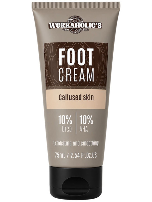 detail Krém na nohy pro suchou pokožku s 10% ureou 75ml Workoholic