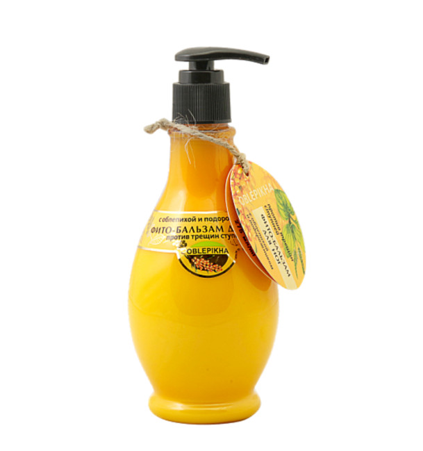 detail Fytobalzam na nohy proti popraskaným pätám 275 ml Oblepikha