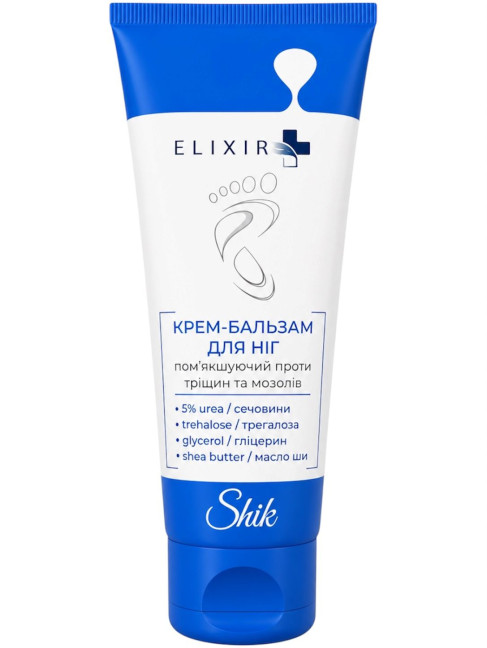detail SHIK ELIXIR Krém-balzám na nohy proti mozolům a prasklinám, 75 ml