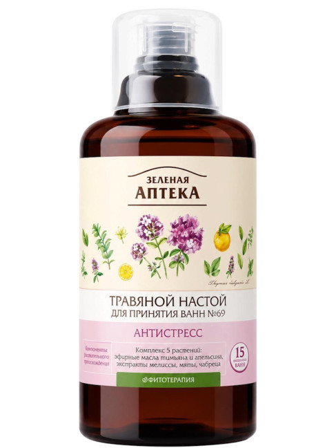detail Bylinný kúpeľový roztok Antistress 750ml Z.A.