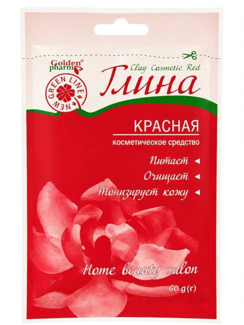 detail Červená hlína 60g Golden Pharm
