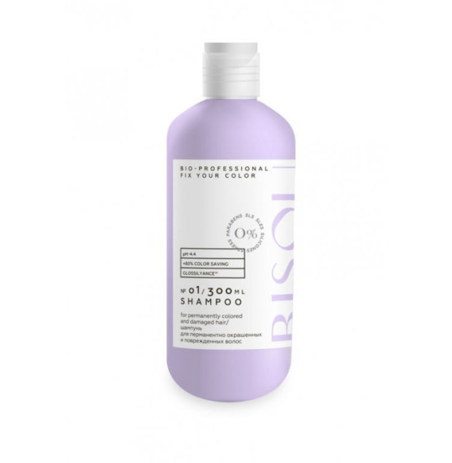 detail Šampón pre farbené a poškodené vlasy 300ml BISOU