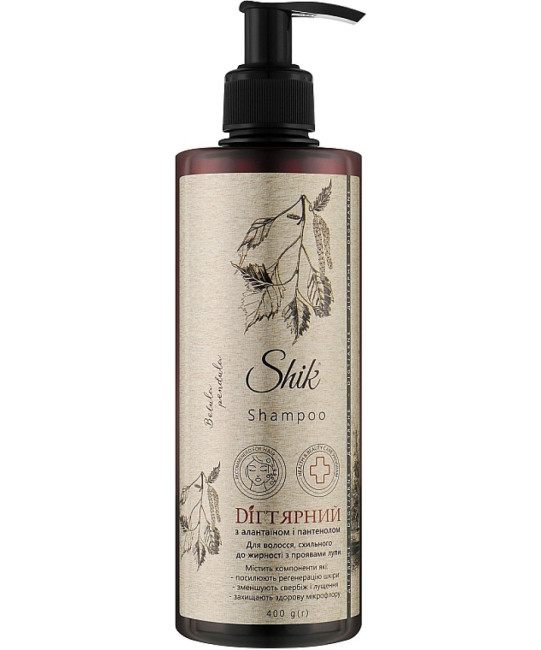detail Dehtový šampon na vlasy 400ml Shik