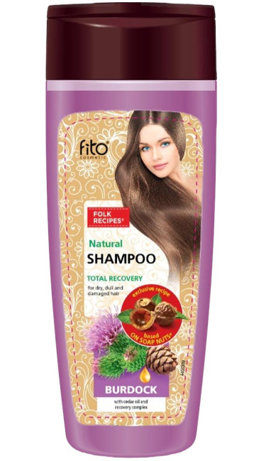 detail Šampón na vlasy lopúchový s cédrovým olejom 270 g Fito Cosmetic