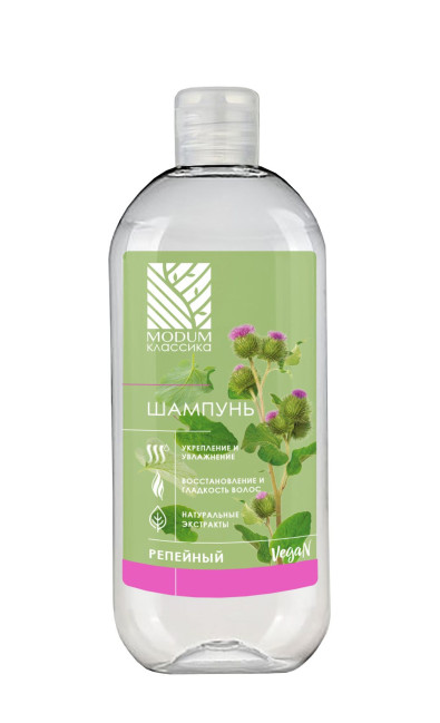 detail Šampón pre všetky typy vlasov Lopúch 550 ml Modum