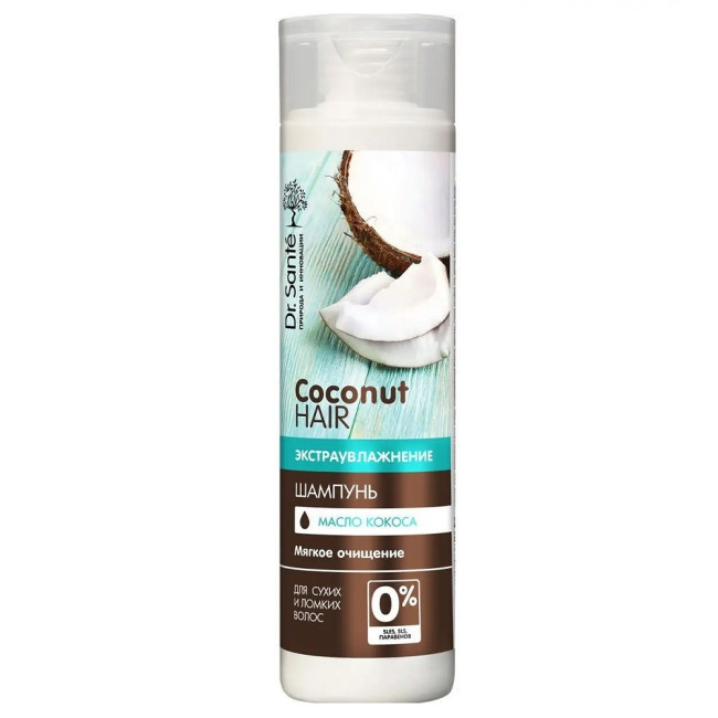 detail Šampón na vlasy s kokosom 250 ml Dr. Sante