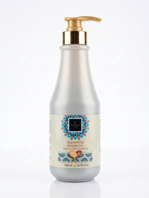detail Šampón Argan Oil, Obnova a ochrana 500 ml Famirel