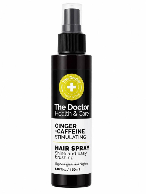 detail Stimulačný sprej na vlasy so zázvorom a kofeínom, 150 ml The Doctor