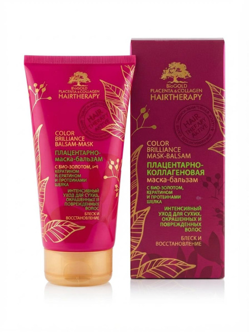 detail Balzamova maska na farbené vlasy 150ml BioGold