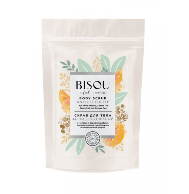 detail Telový peeling proti celulitíde 200g Bisou