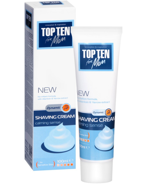 detail Krém na holenie 100 ml TopTen for Men