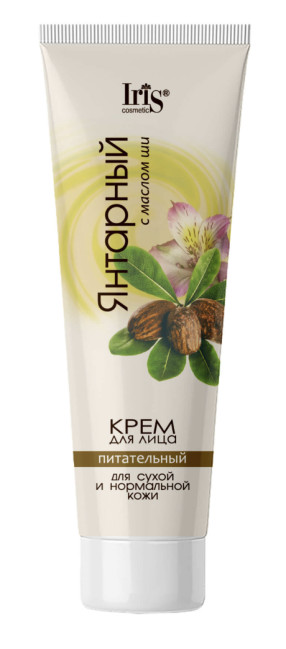 detail Jantárový vyživujúci krém na tvár 100 ml IRIS Cosmetics