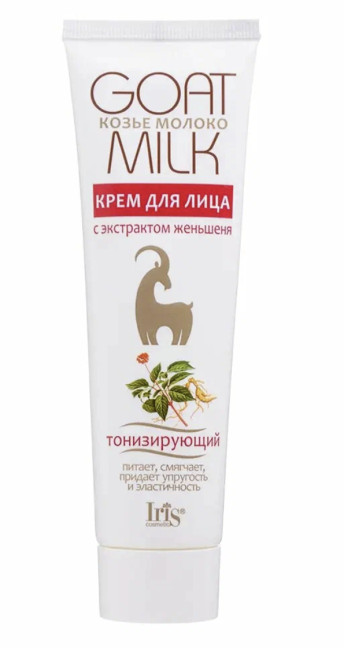 detail Krém na tvár s extraktom ženšenu 100 ml Kozie mlieko IRIS