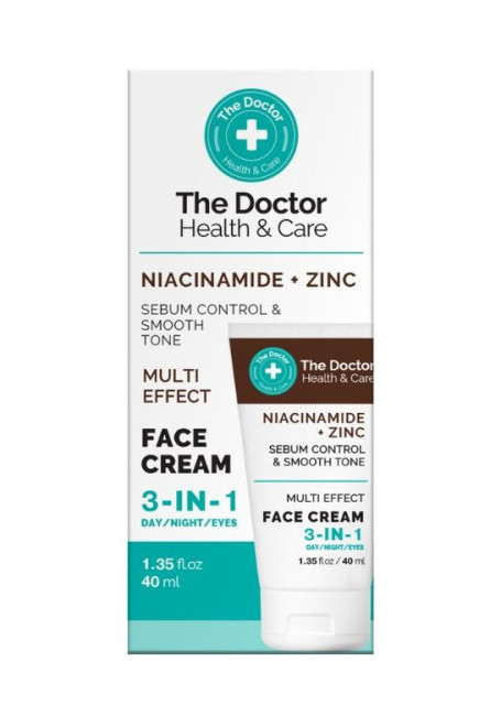 detail Krém na tvár 3 v 1 NIACINAMIDE + ZINC 40 ml The Doctor