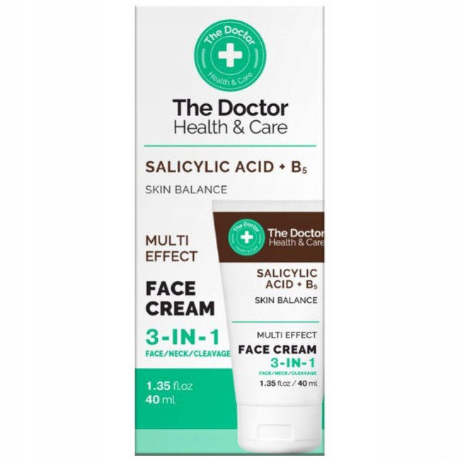 detail Krém na tvár 3 v 1 SALICYLIC ACID + B5 40 ml The Doctor