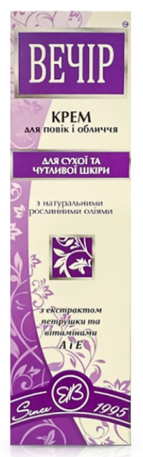 detail Krém na oči a tvár Večer 40ml Heler Kosmetiks