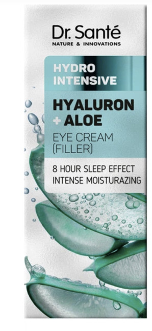 detail Očný krém Dr. Sante Hydro Intensive Kyselina hyalurónová + Aloe, 15 ml