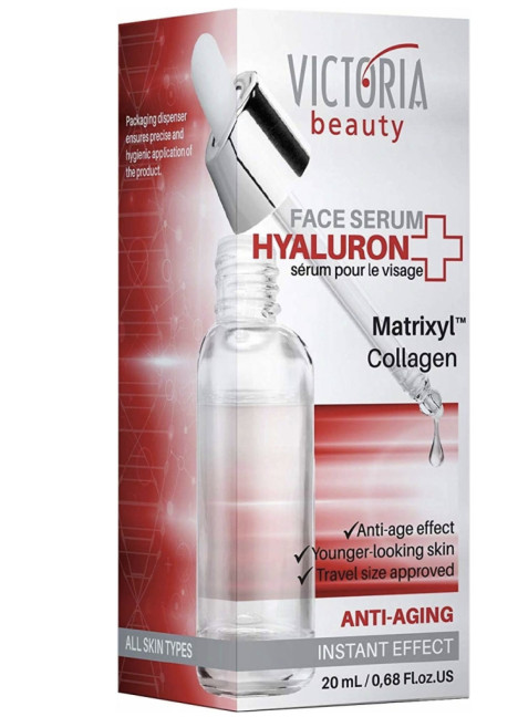 detail Sérum proti starnutiu pleti Hyaluron+ 20 ml Victoria Beauty