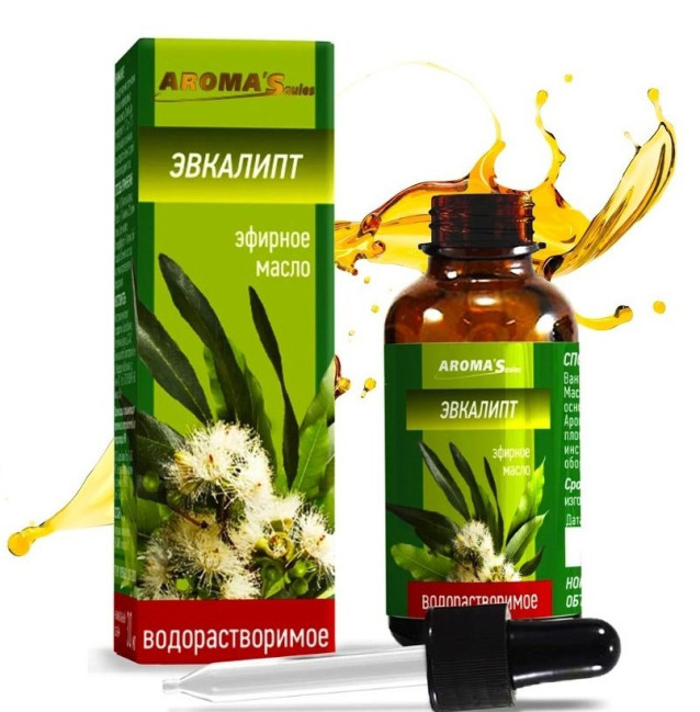 detail Esenciálny olej eukalyptus 30ml AromaSaules