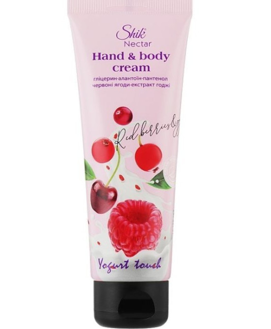 detail Krém na ruky a telo Červené bobule a goji 75 ml Shik