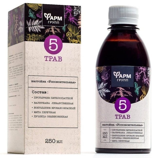 detail Bylinná tinktura 5 250ml Farm Grupp