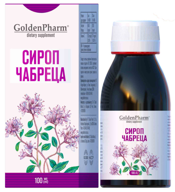 detail Tymianový sirup 100ml GoldenPharm