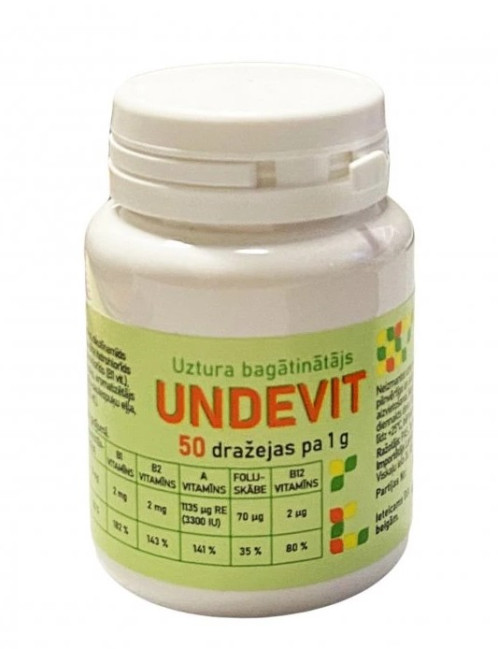 detail Undevit 50tbl